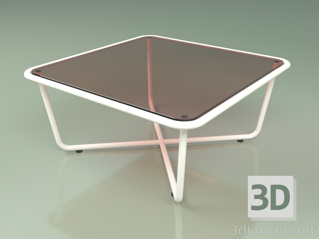 modèle 3D Table basse 001 (Verre Bronzé, Métal Lait) - preview