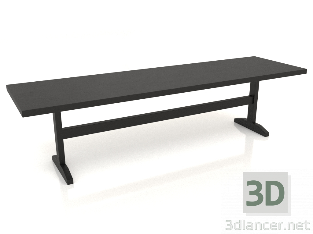 3d model Bench VK 12 (1600x450x420, wood black) - preview