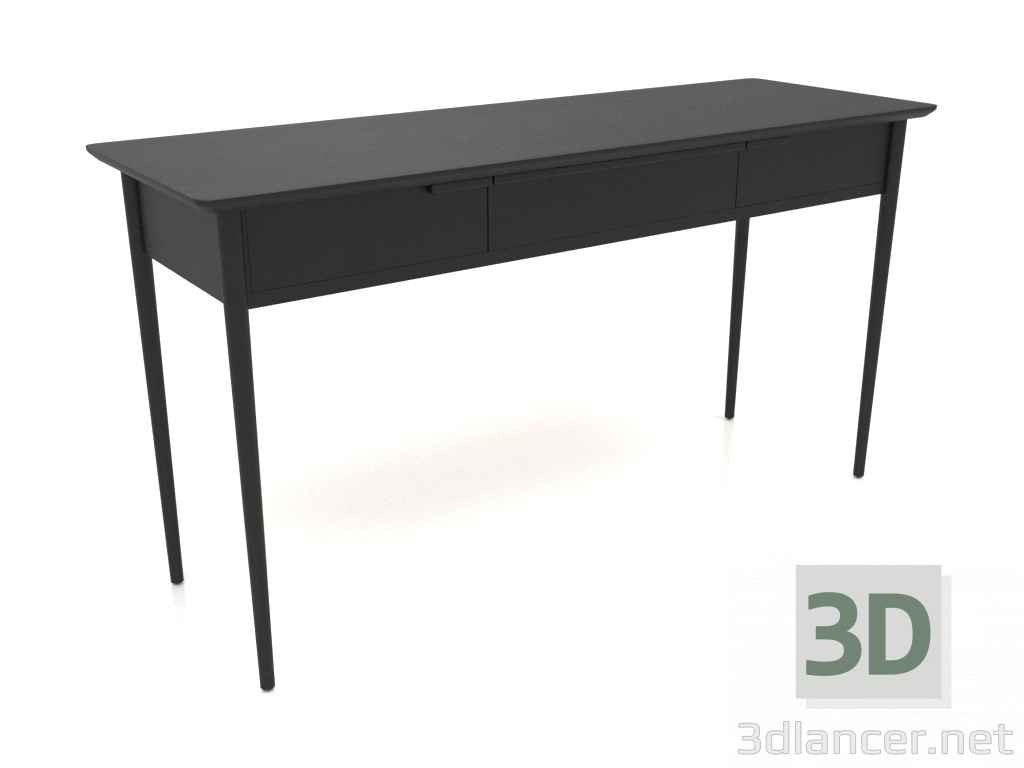 3D Modell Arbeitstisch RT 01 (1660x565x885, Holz schwarz) - Vorschau
