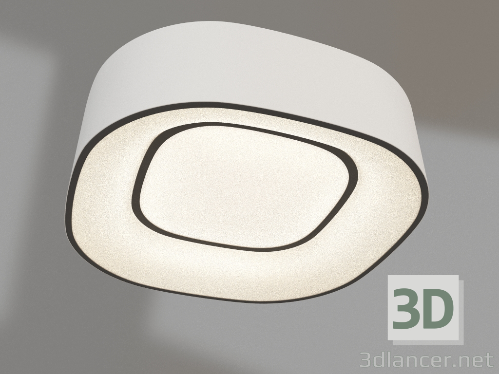 modèle 3D Lampe SP-TOR-QUADRAT-S450x450-35W Warm3000 (WH, 120°) - preview