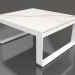 modèle 3D Table club 80 (DEKTON Aura, Blanc) - preview