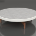 modèle 3D Table basse ronde Ø90x22 (Gris agate, DEKTON Kreta) - preview