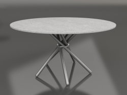 Dining table Hector 140 (Light Concrete, Light Grey)