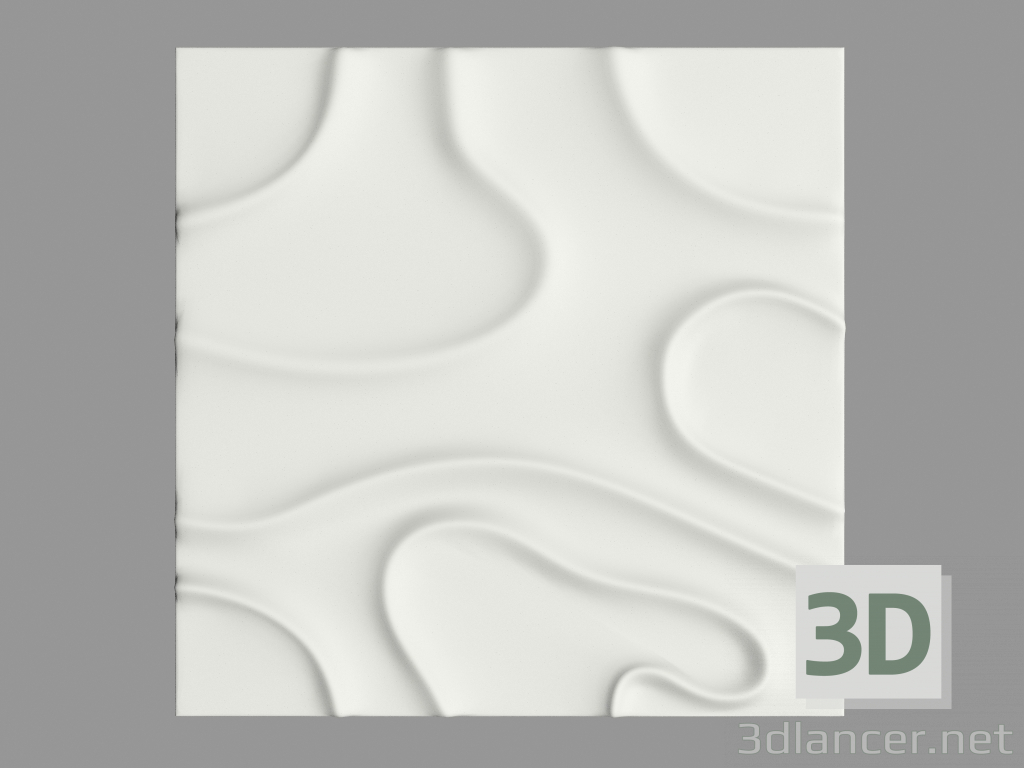 modèle 3D Panneau 3D (№6) - preview