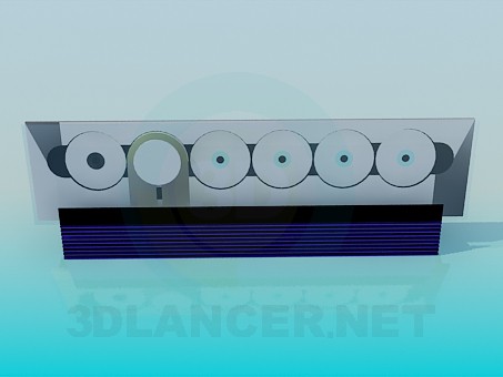 3D Modell Lautsprecher-System - Vorschau