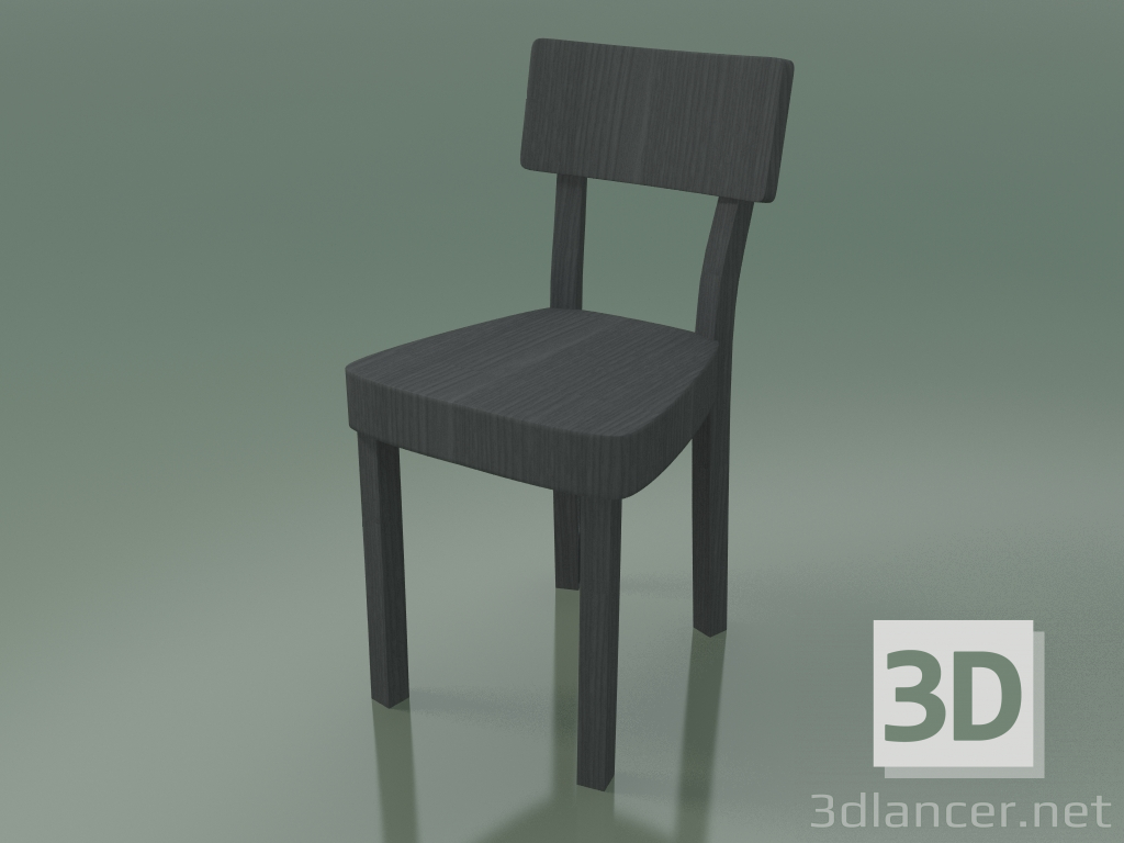 3D Modell Stuhl (123, grau) - Vorschau