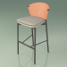 3d model Bar stool 050 (Orange, Metal Smoke, Polyurethane Resin Mole) - preview