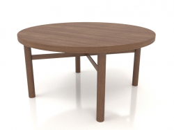 कॉफी टेबल (सीधा अंत) जेटी 031 (डी = 800x400, लकड़ी की भूरी रोशनी)