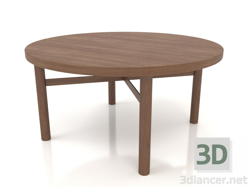 3 डी मॉडल कॉफी टेबल (सीधा अंत) जेटी 031 (डी = 800x400, लकड़ी की भूरी रोशनी) - पूर्वावलोकन