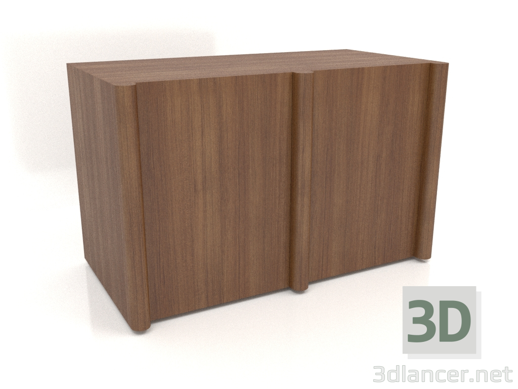modello 3D Madia MW 05 (1260x667x798, legno marrone chiaro) - anteprima