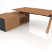 modèle 3D Table de travail Viga Executive V05L (2144x1801) - preview
