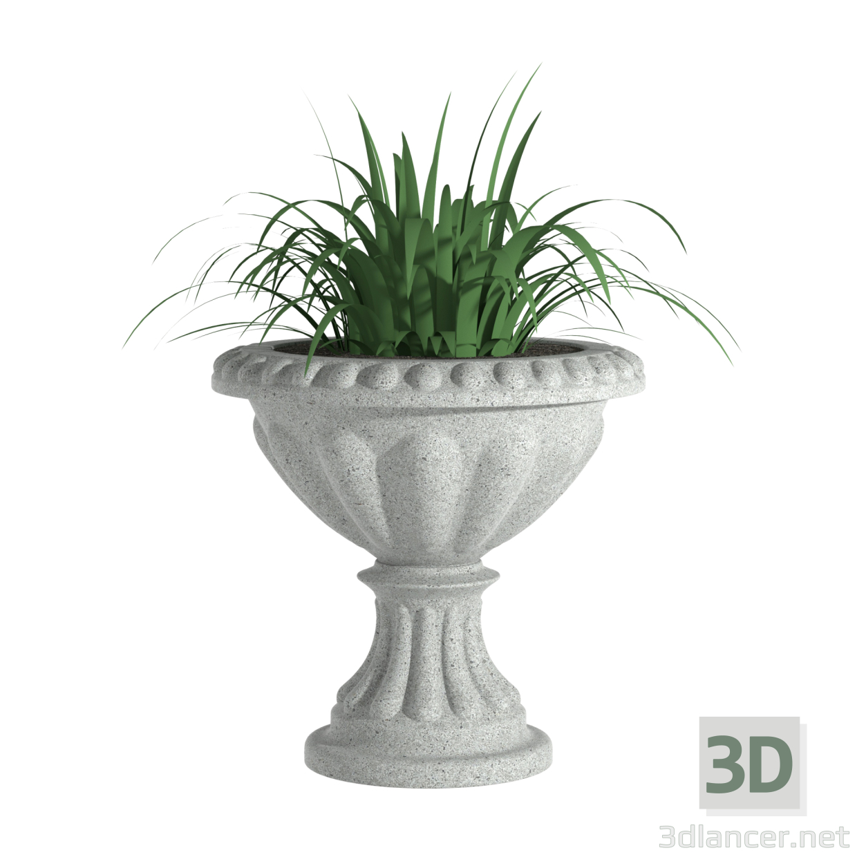 modèle 3D de Pot de fleurs B13 acheter - rendu
