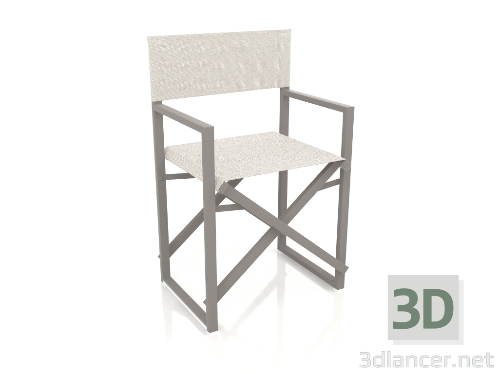 3 डी मॉडल तह कुर्सी (क्वार्ट्ज ग्रे) - पूर्वावलोकन