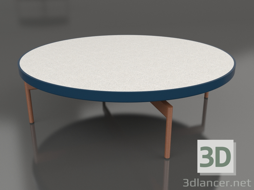 modèle 3D Table basse ronde Ø120 (Gris bleu, DEKTON Sirocco) - preview