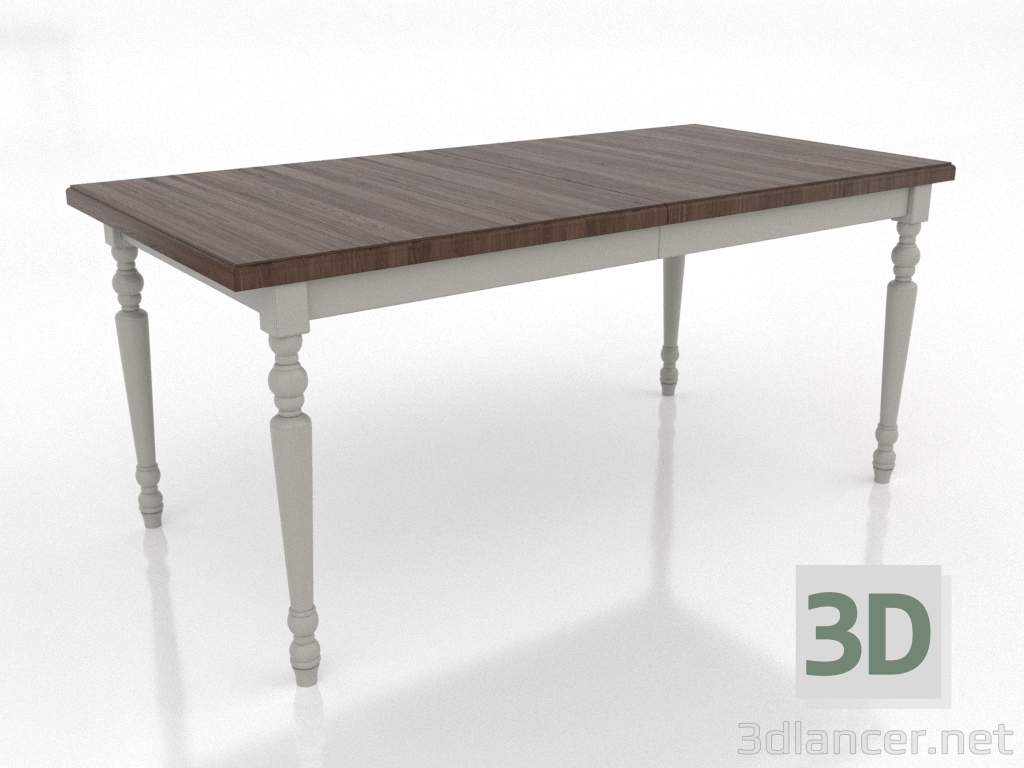 modèle 3D Table à manger 1600x800 mm (pliée, RAL 7044, noyer foncé) - preview modèle 3D Table à manger 1600x800 mm (pliée, RAL 7044, noyer foncé) - preview