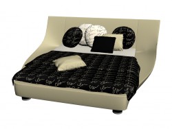 Bett mit Kopfteil breite Cocoon