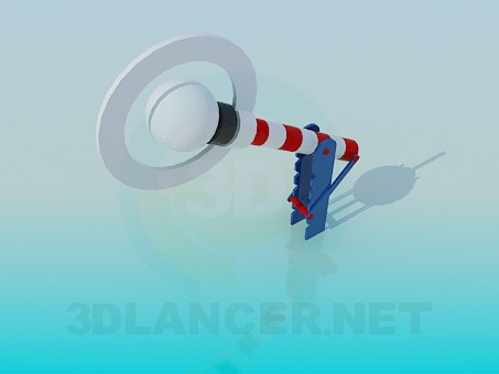 3d модель Игрушечный шлагбаум – превью 3d модель Игрушечный шлагбаум – превью