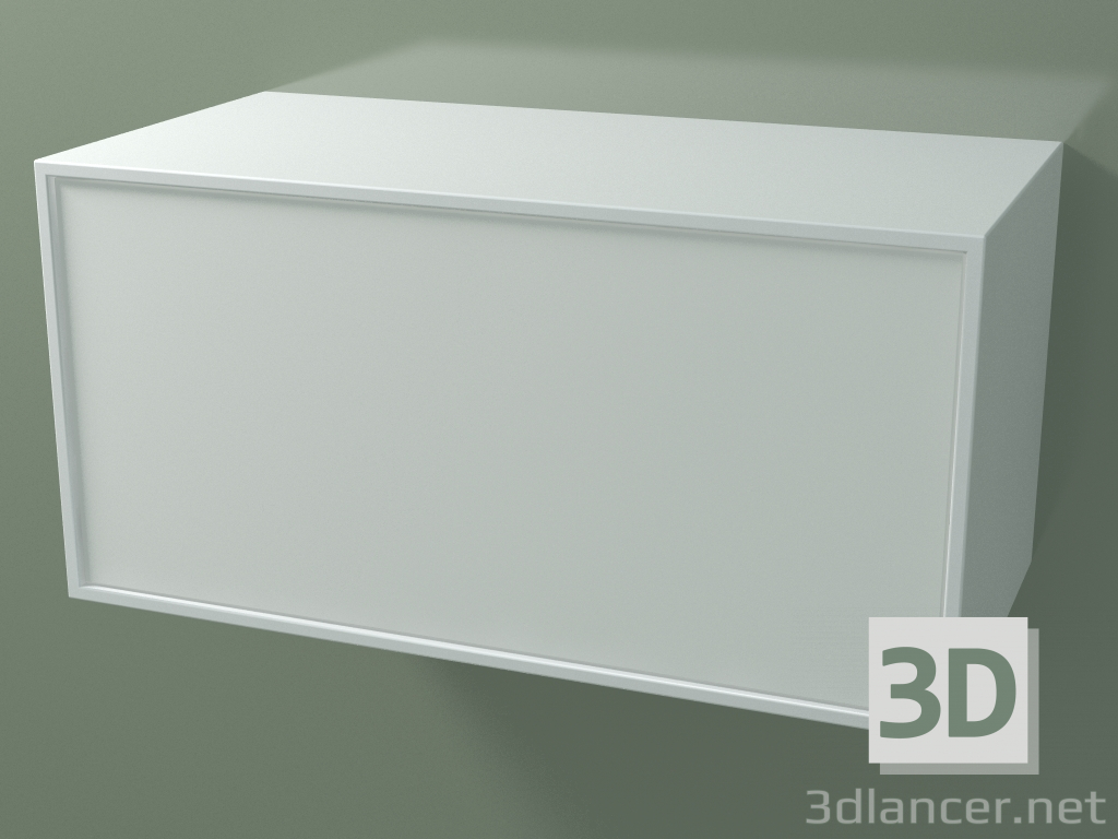 modello 3D Scatola (8AUСВА01, Glacier White C01, HPL P01, L 72, P 36, H 36 cm) - anteprima