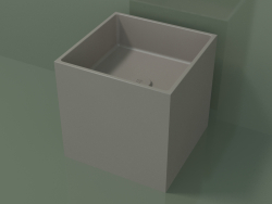 Countertop washbasin (01UN12101, Clay C37, L 36, P 36, H 36 cm)