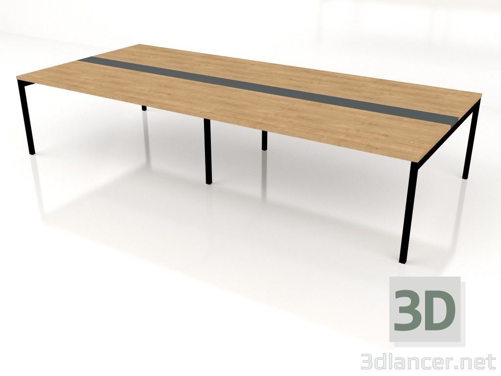 modèle 3D Table de conférence Ogi Y Extended SY08+SY18 (3600x1610) - preview
