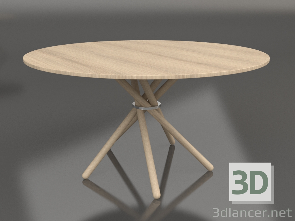 modèle 3D Table à manger Hector 140 (Chêne clair, Chêne clair) - preview