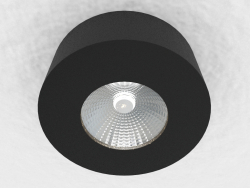 Накладной светодиодный светильник (DL18812_7W Black R)