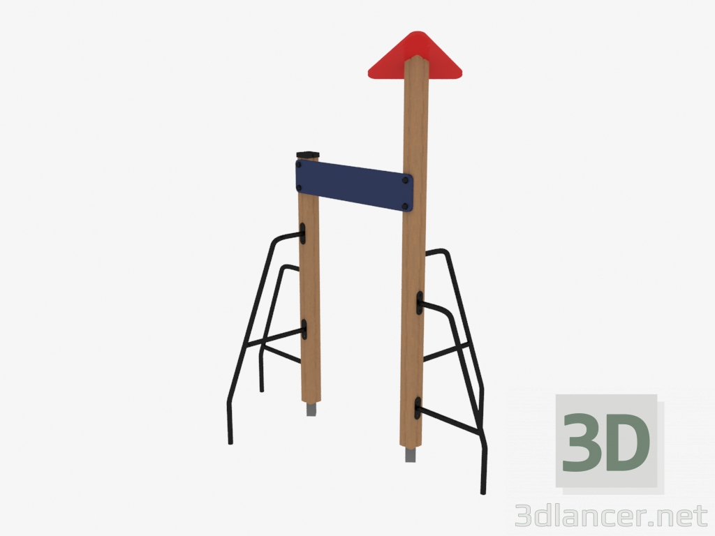 modello 3D Complesso per giochi per bambini (4441) - anteprima