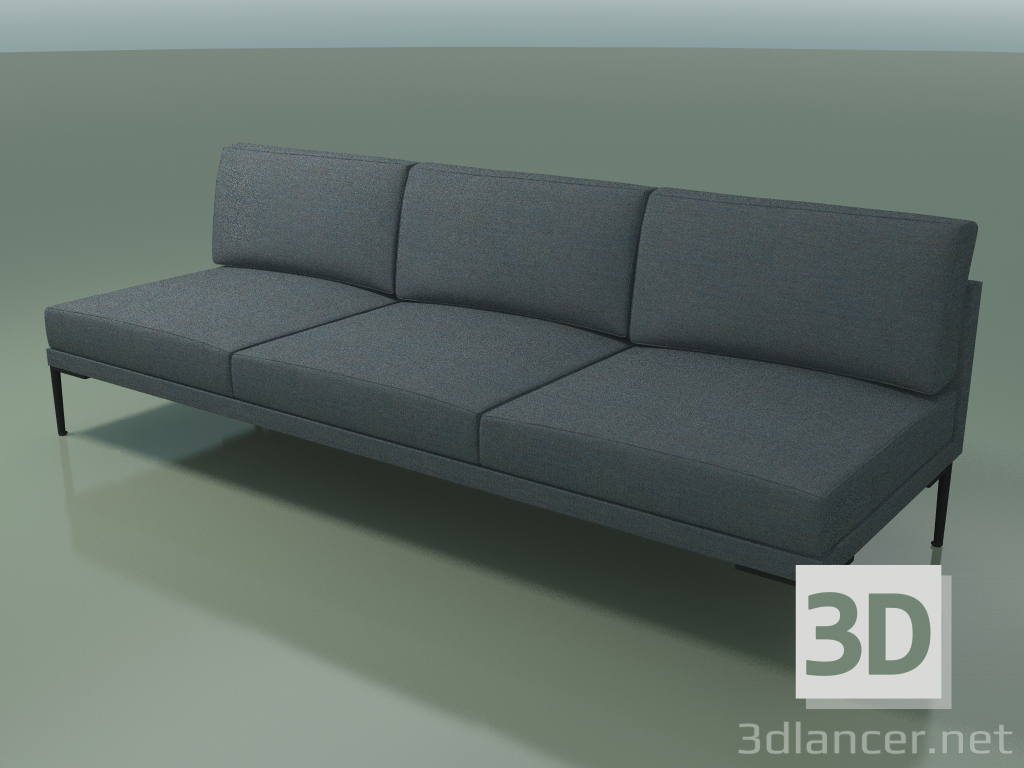 3d model Central module 5248 (one-color upholstery) - preview