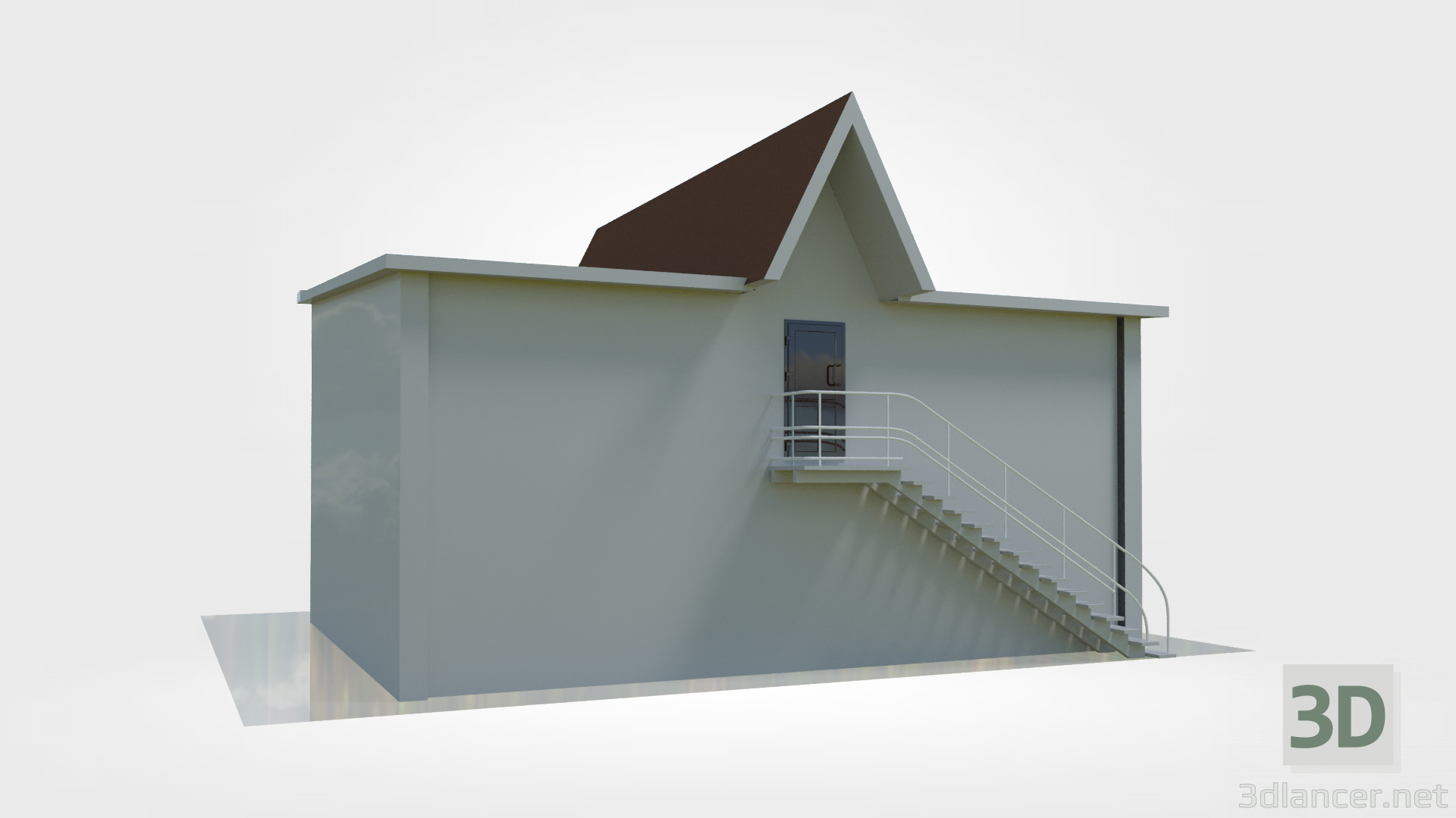 modèle 3D de Pavillon du commerce "Yugra" acheter - rendu