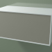 3D Modell Box (8AUСВА01, Gletscherweiß C01, HPL P04, L 72, P 36, H 36 cm) - Vorschau