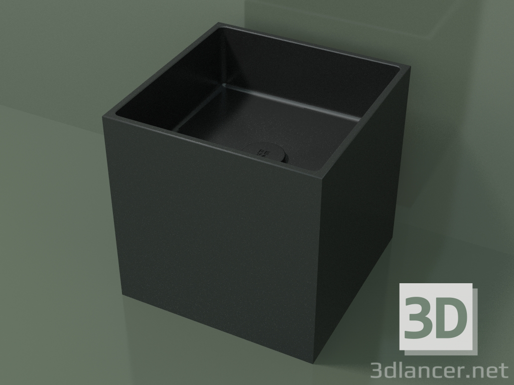 3d model Countertop washbasin (01UN12101, Deep Nocturne C38, L 36, P 36, H 36 cm) - preview
