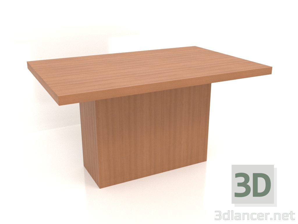 3D Modell Esstisch DT 10 (1400x900x750, Holz rot) - Vorschau