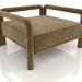 modello 3D Poltrona lounge vagante (2) - anteprima