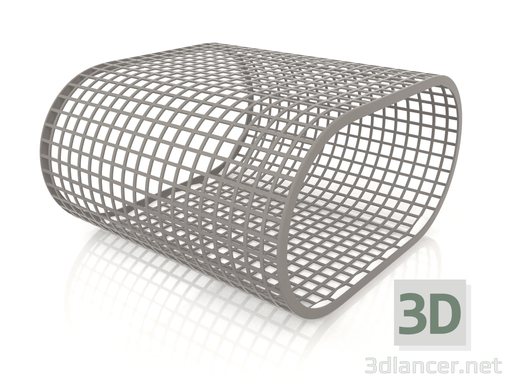 modello 3D Tavolino (Grigio quarzo) - anteprima