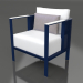 3d модель Клубное кресло (Night blue) – превью