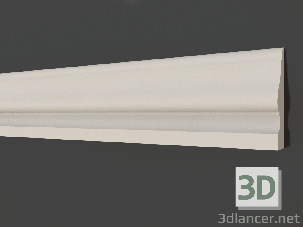 3d model Plaster molding LG 035 (60x17) - preview