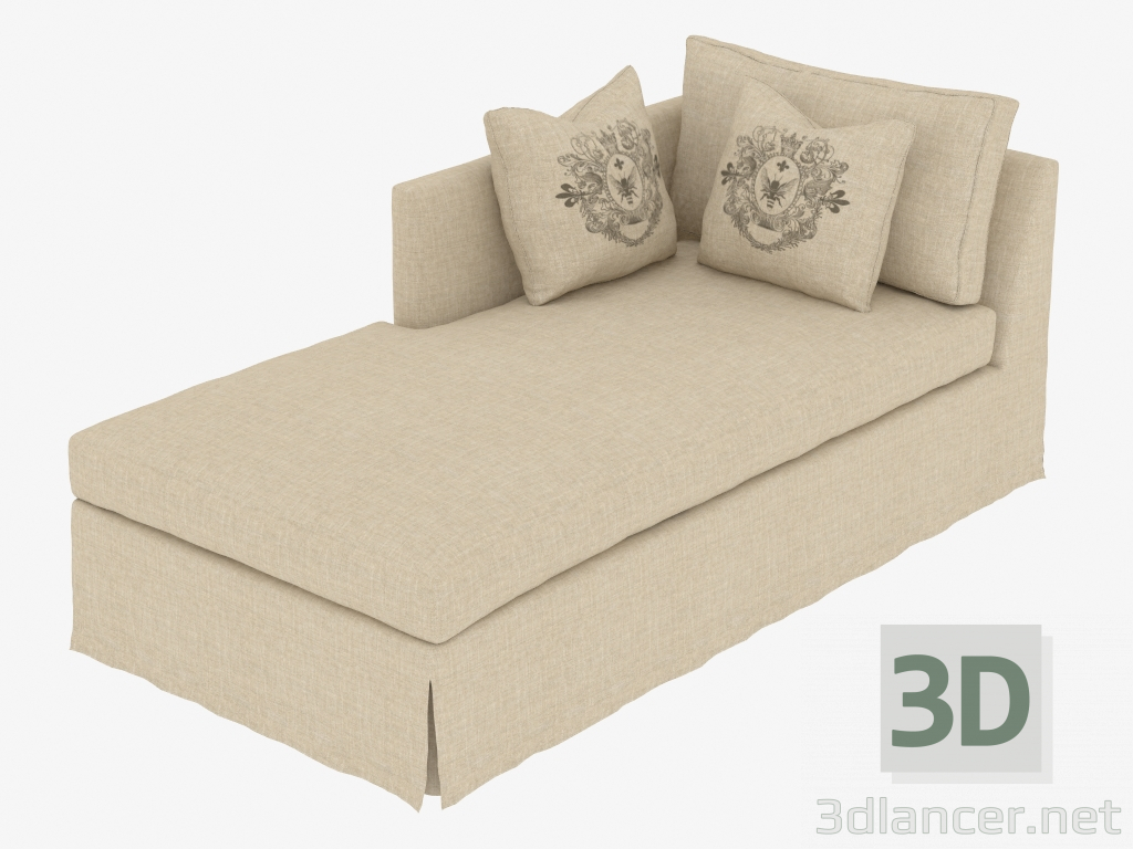 Modelo 3d Couch WALTEROM ESPREGUIÇADEIRA LAF (7842.1302.A015-A) - preview