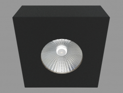 Superfície montado luminária LED (DL18812_7W Preto SQ)