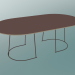 modello 3D Tavolino Airy (grande, prugna) - anteprima