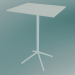 3 डी मॉडल कैफे टेबल स्टिल (65x75 सेमी, एच 105 सेमी, सफेद) - पूर्वावलोकन