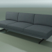 3d model Central module 5248 (H-legs, solid upholstery) - preview