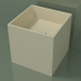 modèle 3D Vasque à poser (01UN12101, Bone C39, L 36, P 36, H 36 cm) - preview