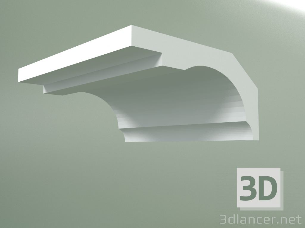 modèle 3D Corniche en plâtre (socle de plafond) KT131 - preview
