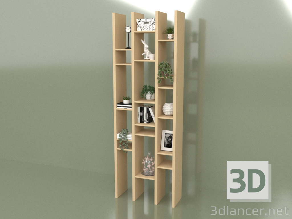 3D Modell Regaltrennwand mini (10182) - Vorschau