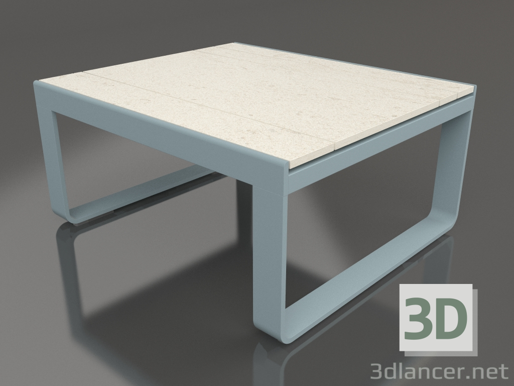 modèle 3D Table club 80 (DEKTON Danae, Bleu gris) - preview