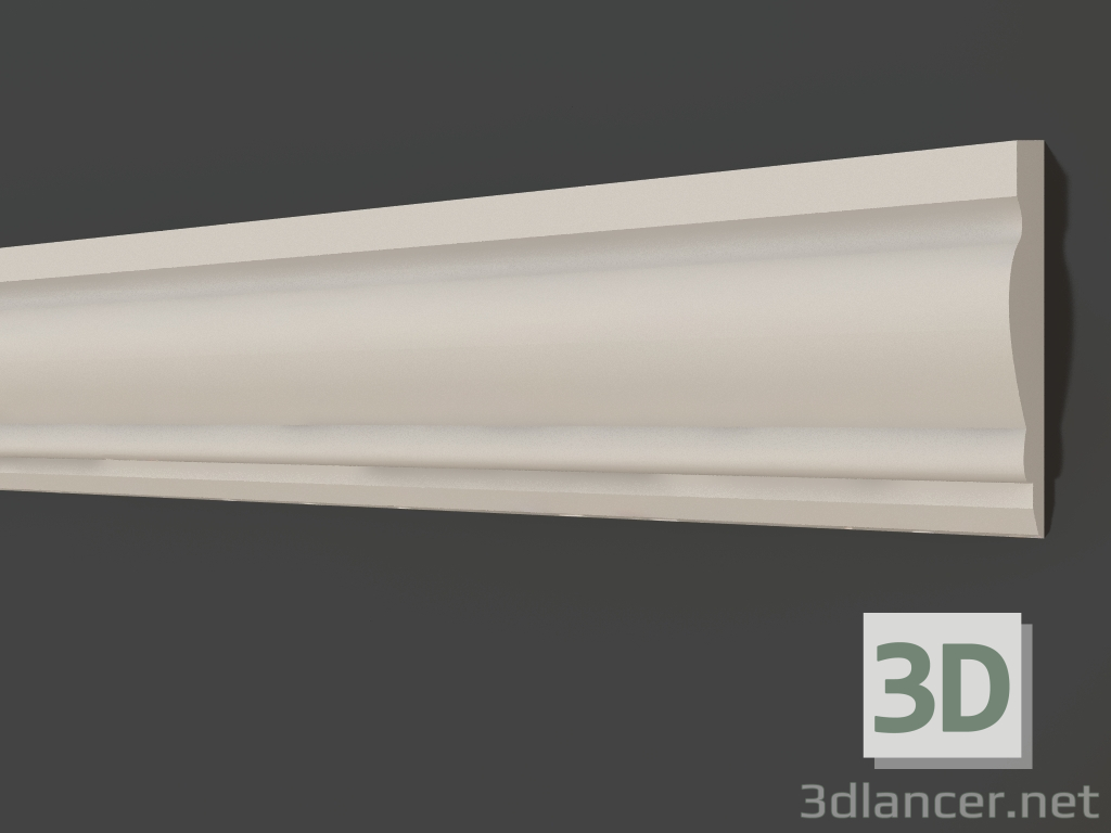 3d model Plaster molding LG 036 (60x22) - preview