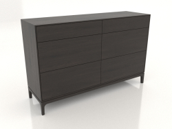 Cômoda FARGO 1500x450x950 mm (carvalho wengué)