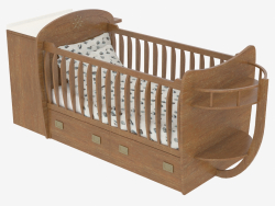 Children's bed in the form of a ship