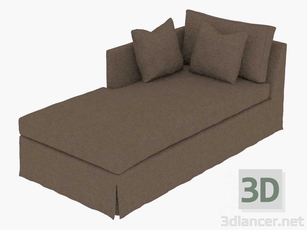 modello 3D Couch WALTEROM CHAISE LAF (7842.1302.A008) - anteprima