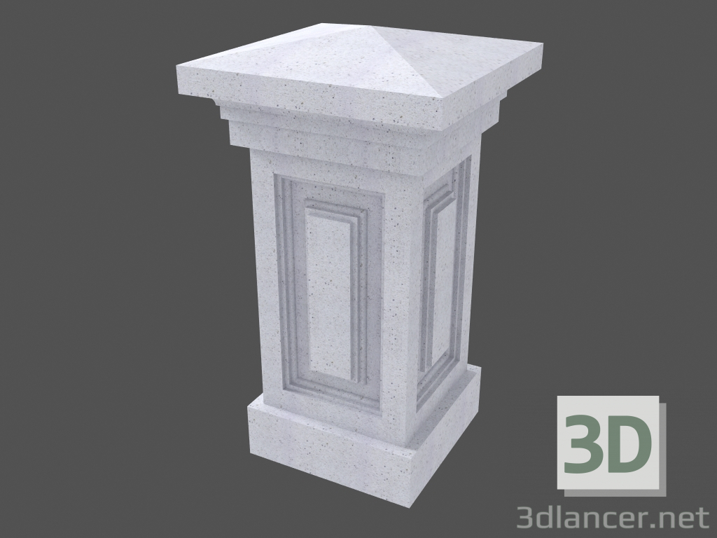 modello 3D Pillar (B57FSB) - anteprima